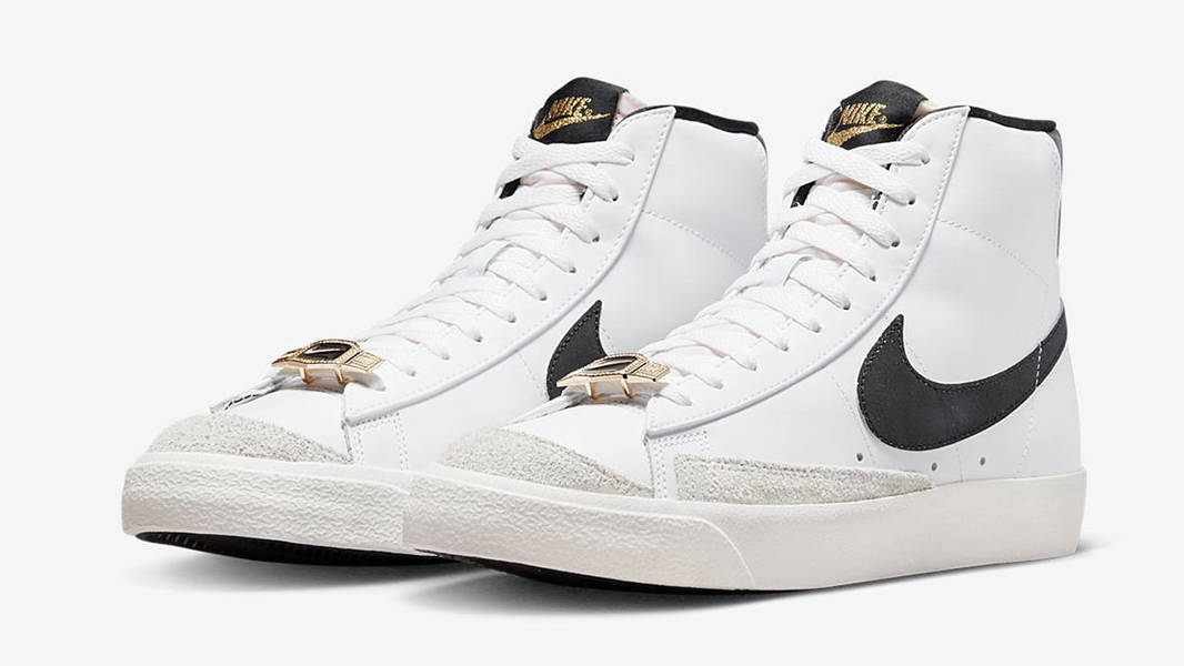 Nike Blazer Mid World Champ White Black DQ8767-100 Side