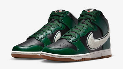 Nike Dunk High Chenille Green Black DR8805-001 Side
