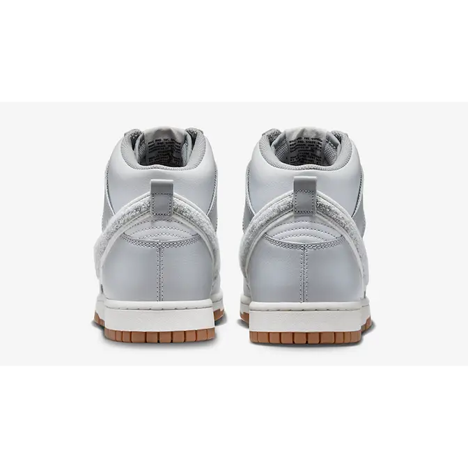 Nike Dunk High Chenille Swoosh White Grey | Where To Buy | DR8805-003 ...