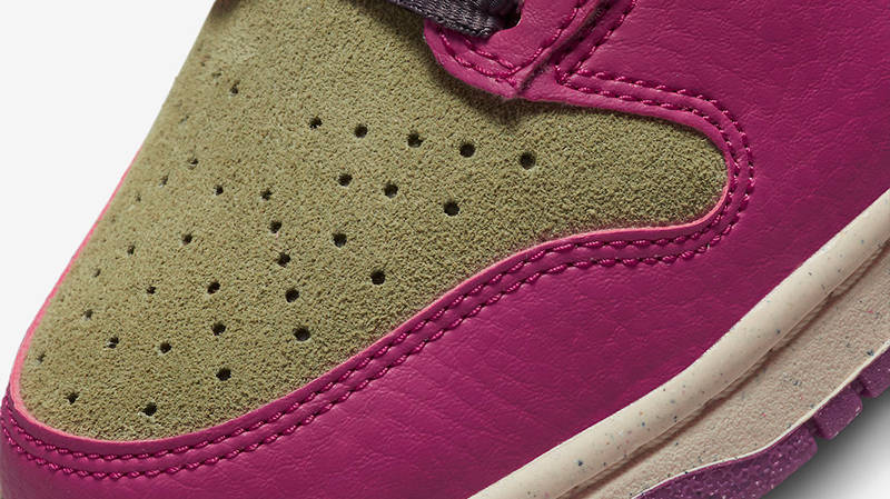 Nike Dunk High Dynamic Berry FB1273-500 Detail