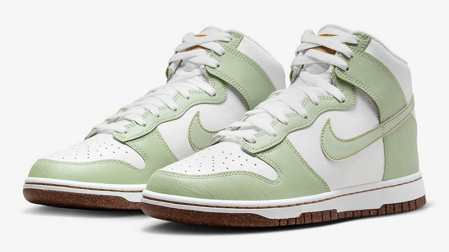 Nike Dunk High Inspected By Swoosh Honeydew DQ7680-300 Side