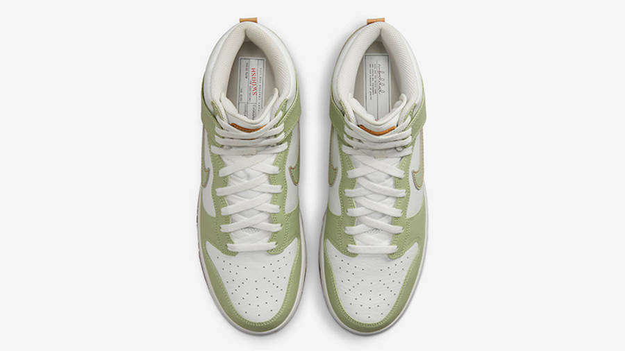 Nike Dunk High Inspected By Swoosh Honeydew DQ7680-300 Top
