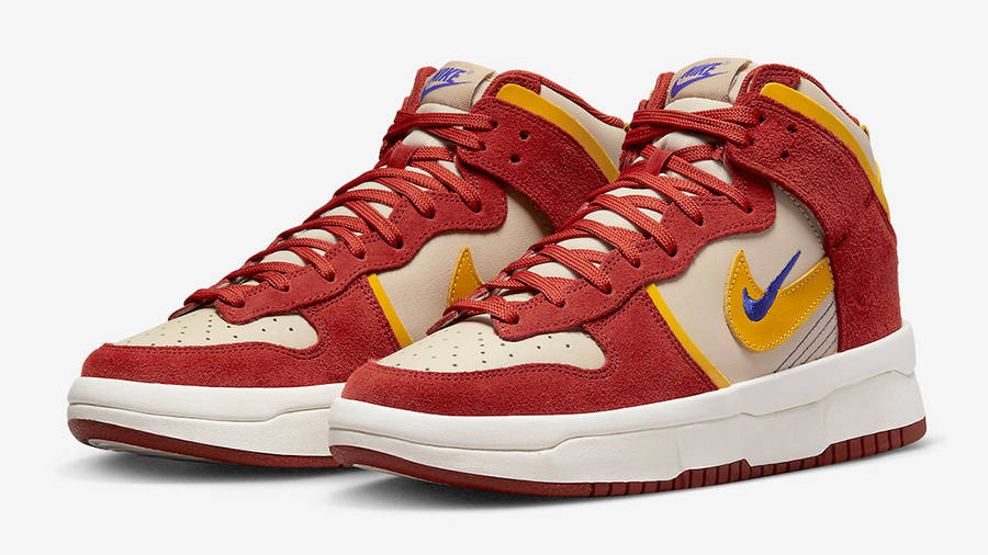 Nike Dunk High Rebel Red Yellow DH3718-600 Side