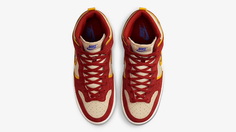 Nike Dunk High Rebel Red Yellow DH3718-600 Top