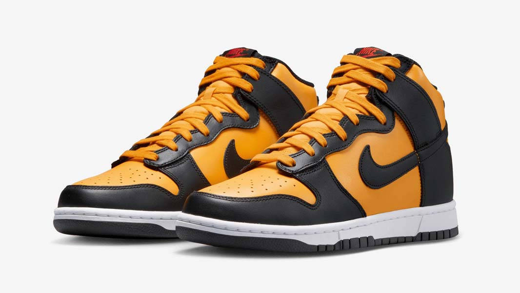 Nike Dunk High Reverse Goldenrod Front