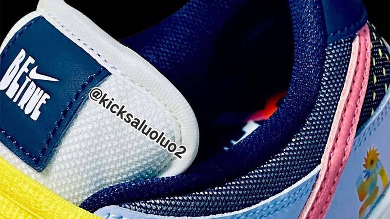 Nike Dunk Low Be True Multi Sample Look Closeup