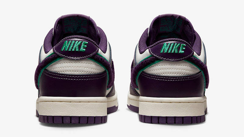 Nike Dunk Low Chenille White Purple DQ7683-100 Back
