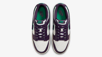 Nike Dunk Low Chenille White Purple DQ7683-100 Top