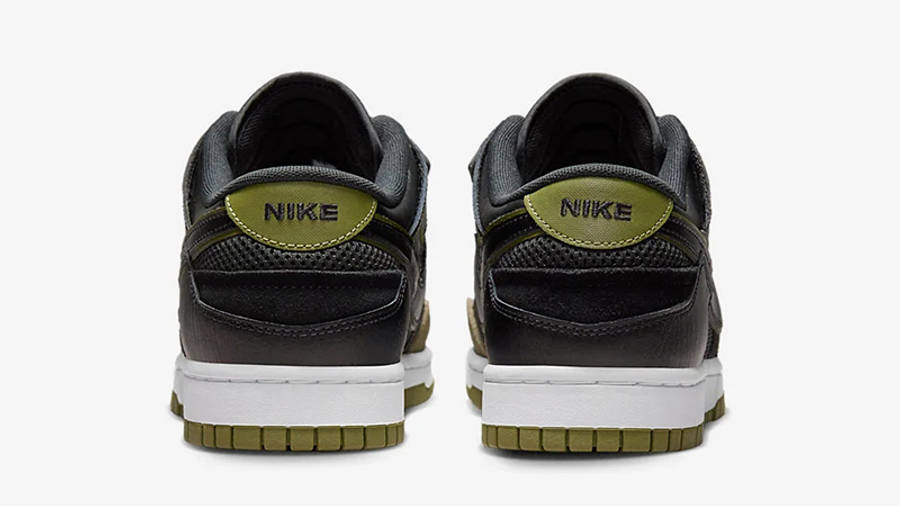 Nike Dunk Low Scrap Black Olive DM0128-001 Bak