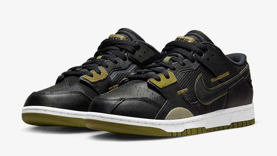 Nike Dunk Low Scrap Black Olive DM0128-001 Side