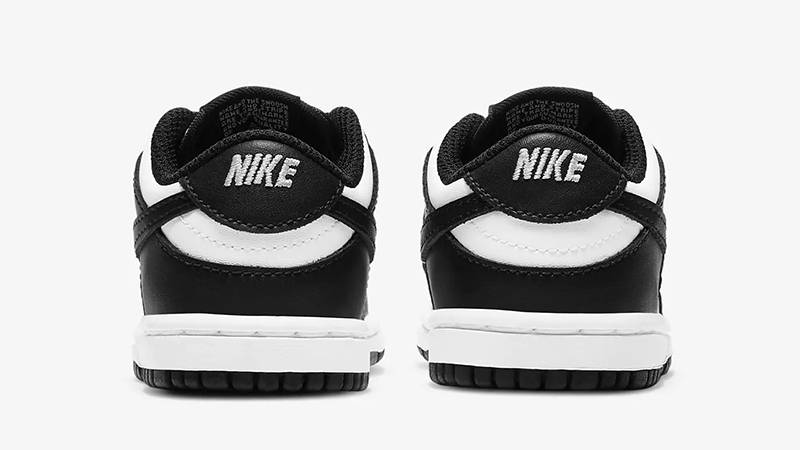 Nike Dunk Low Toddler White Black CW1589-100 Back