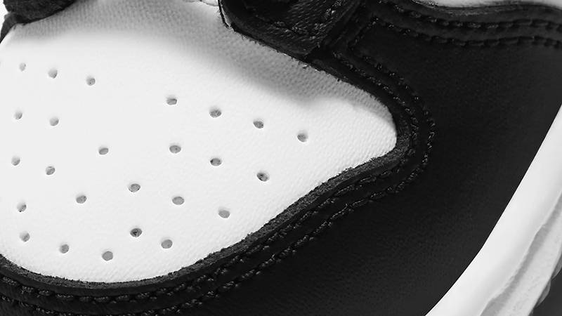 Nike Dunk Low Toddler White Black CW1589-100 Detail