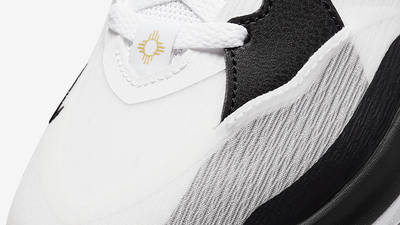 Nike Kyrie Low 5 White Metallic Gold Black DJ6012-101 Detail