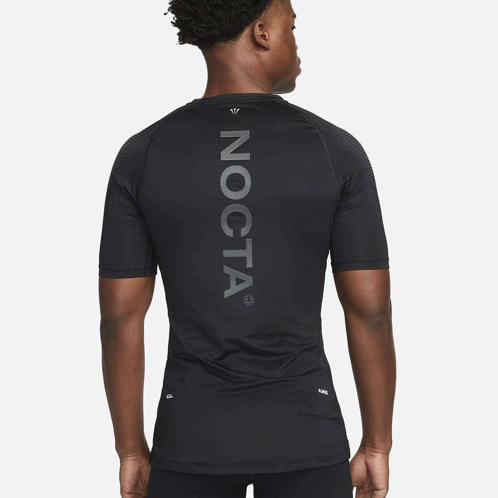 Nike NOCTA Short Sleeve Base Layer Top - Black | The Sole Supplier