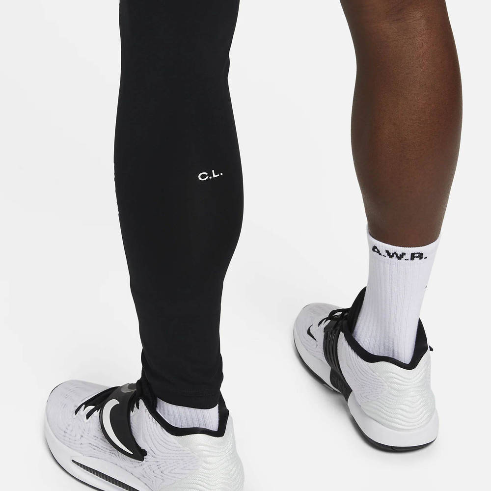 Nike Nocta Single Leg Tights Left Black The Sole Supplier