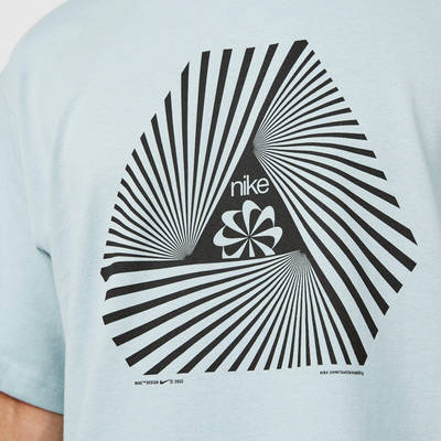Nike NRG MTZ Triangle T-Shirt Blue logo