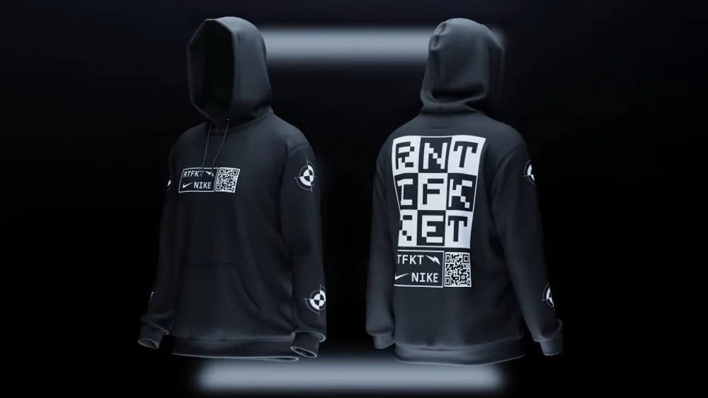 Image via RTFKT Nike RTFKT Hoodie CloneX
