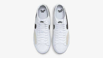 Nike SB Blazer Court Mid Premium White Black DM8553-100 Top