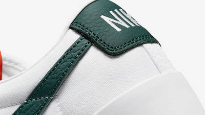 Nike SB Blazer Low Orange Label White Green DR9099-100 Detail 2