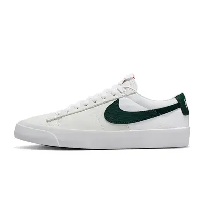 Nike SB Blazer Low Orange Label White Green | Where To Buy | DR9099-100 ...