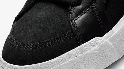 Nike SB Blazer Mid Oversized Black White DR9144-001 Detail