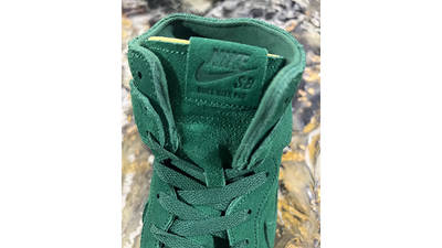 Nike SB Dunk High Pro Green Gum Detail