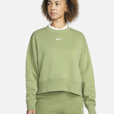 Nike Mini Swoosh Over Oversized Crop Sweatshirt