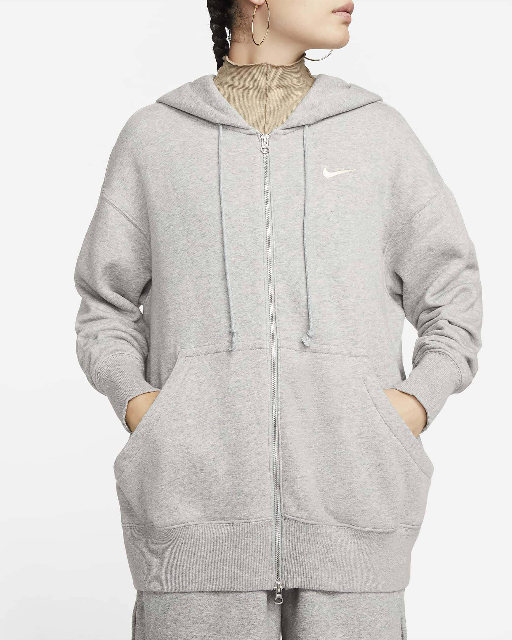 nike zip hoodie dame