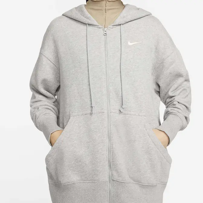 Nike Sportswear Fleece Oversized Full Zip Hoodie | Where To Buy | DQ5758-063 The