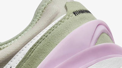 Nike Waffle One GS Pink Honeydew DC0481-602 Detail 2