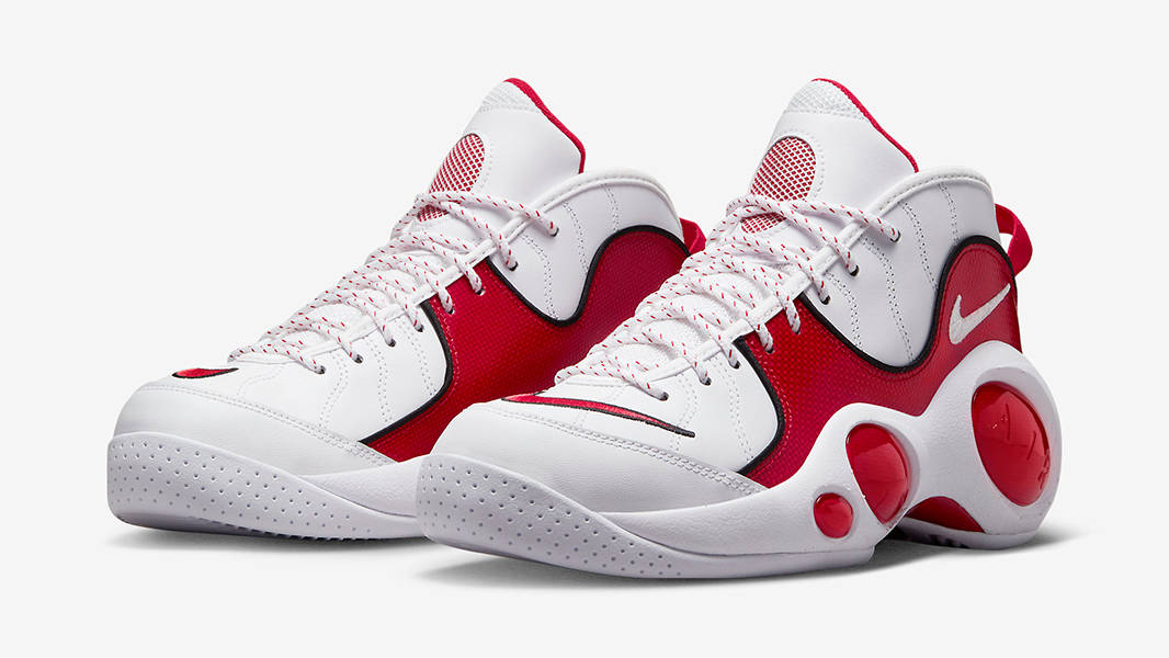 Nike Zoom Flight 95 White Red DX1165-100 Side