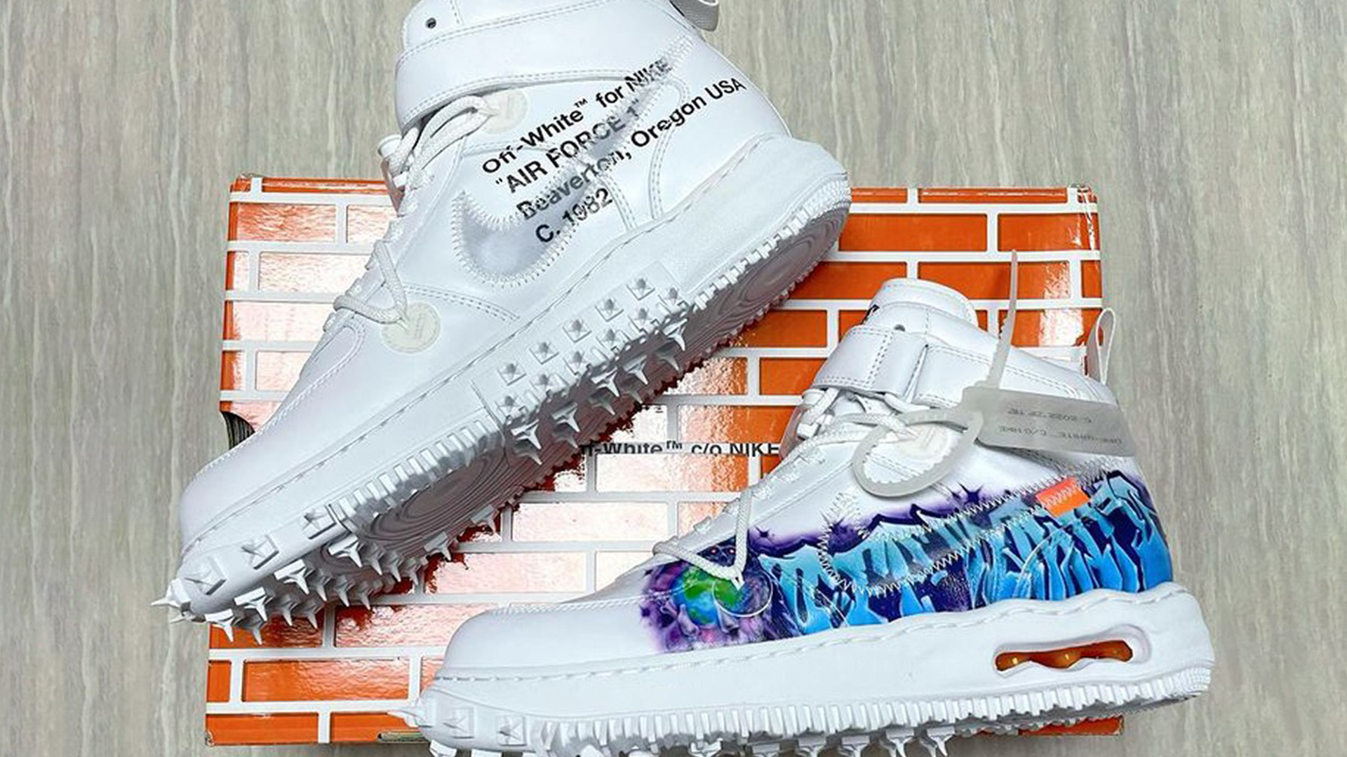 Four Brand-New Off-White x Nike Air Force 1s Have Been Revealed