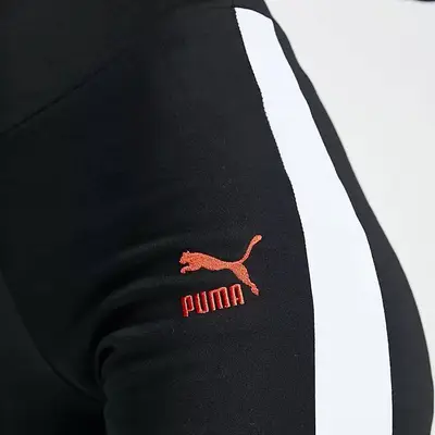 Puma X Dua Lipa T7 pants Black Closeup Logo