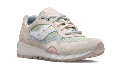 Saucony Shadow 6000 White Green Side