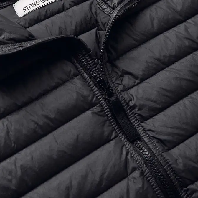 Stone Island Channel Logo Appliqued Quilted Shell Hooded Down Jacket ...