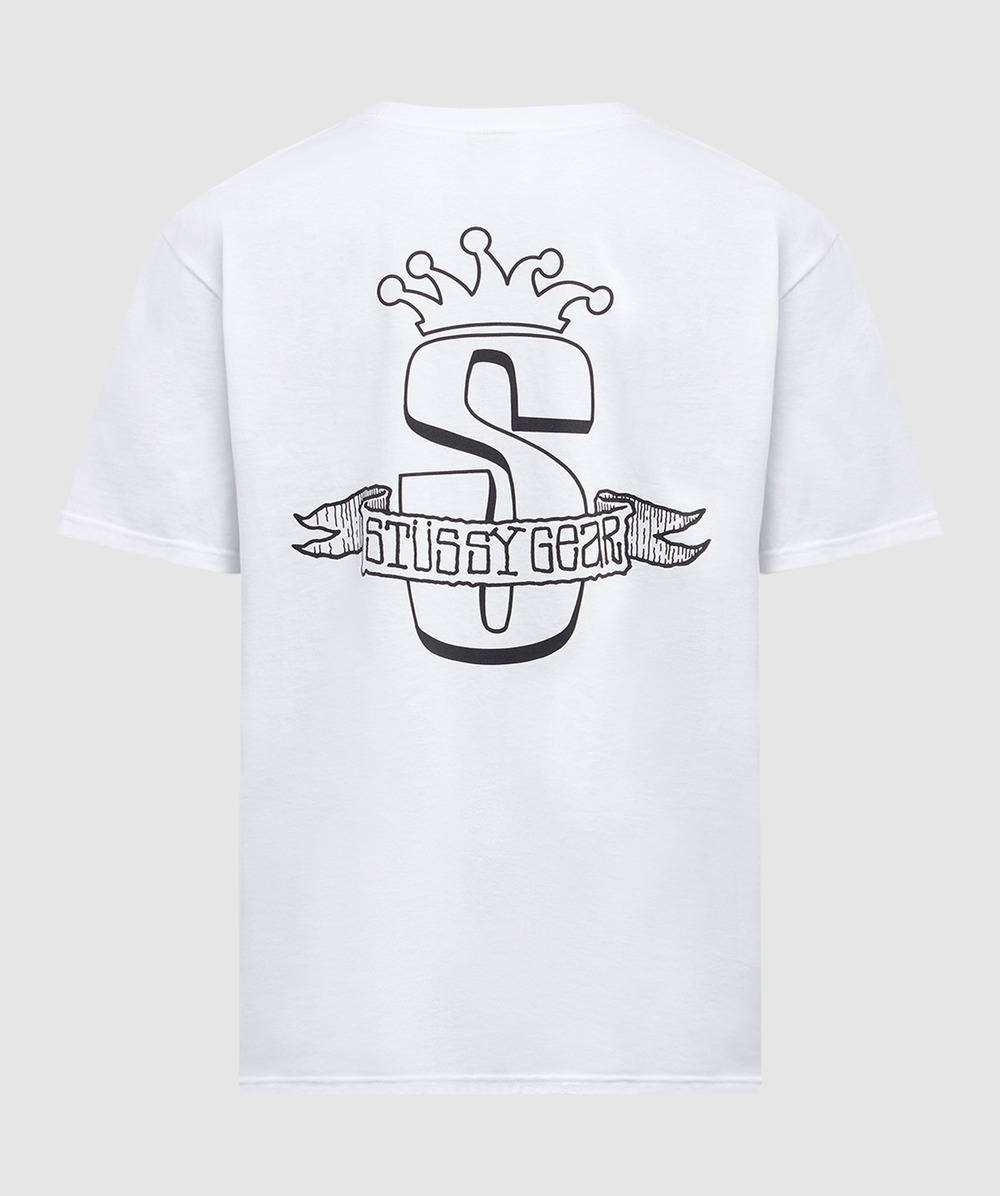 Stussy Gear Banner T-Shirt White back