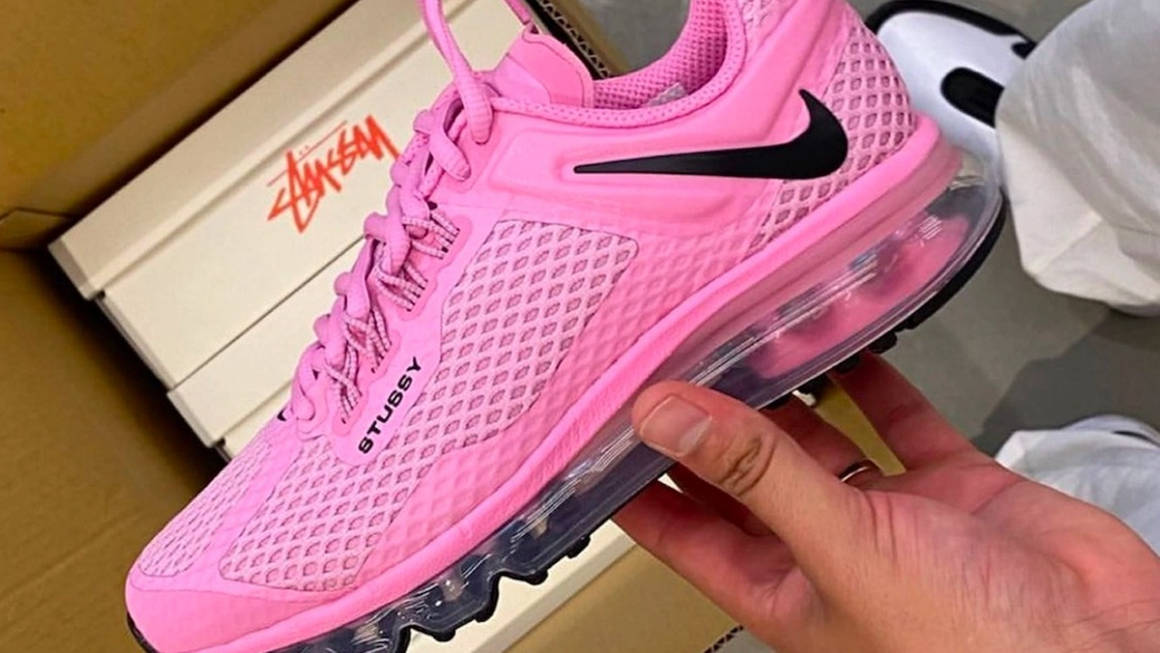 New Images Emerge of the Stussy x Nike Air Max 2013 In "Pink" and