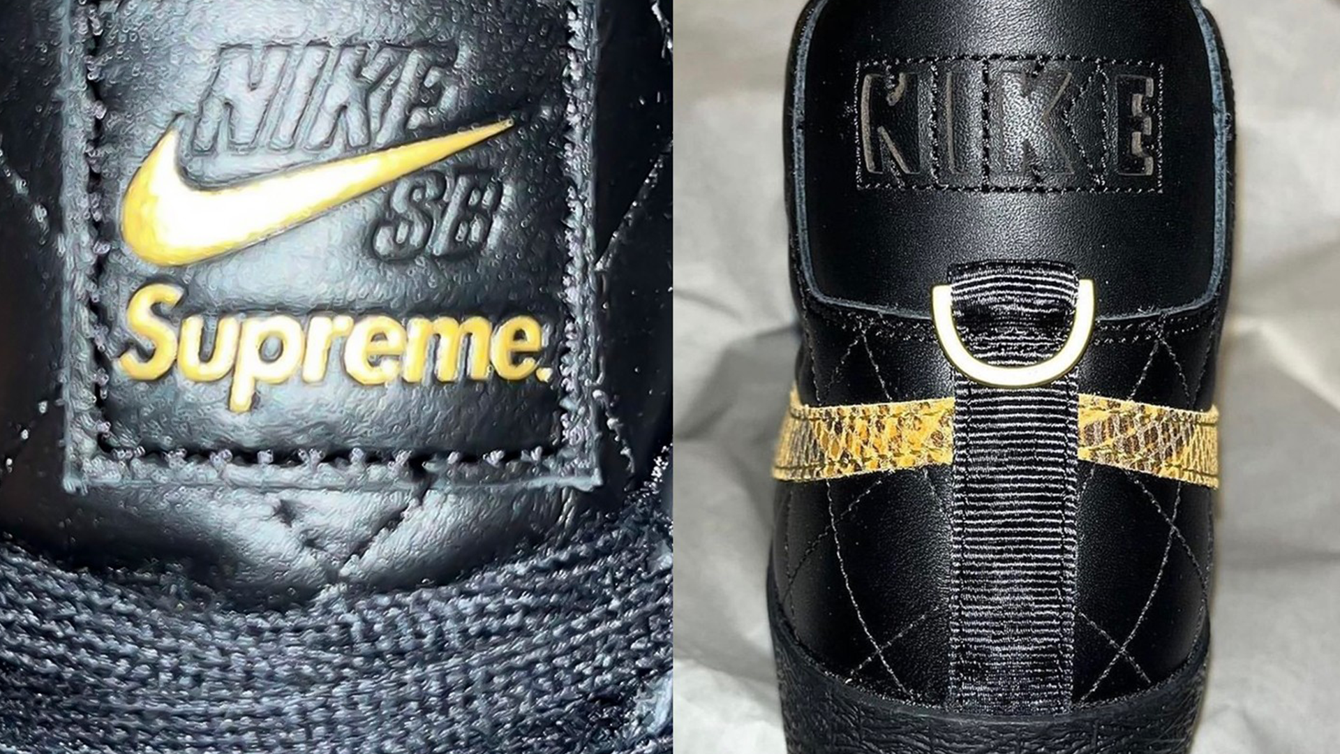 Supreme x Nike SB Blazer "Black"