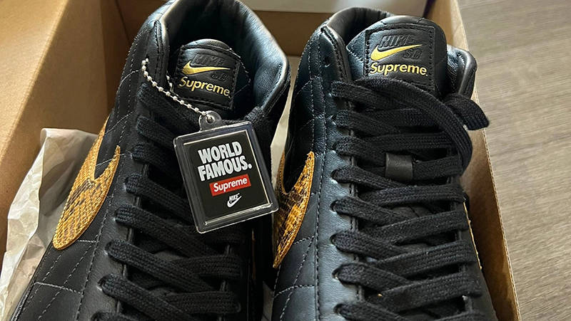 Supreme x Nike SB Blazer Mid Black