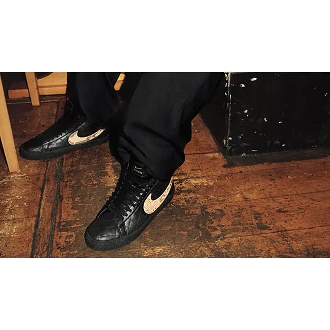 Supreme x Nike SB Blazer Mid Black | Where To Buy | DV5078-001