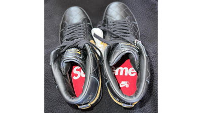 Supreme x Nike SB Blazer Black DV5078-001 Top