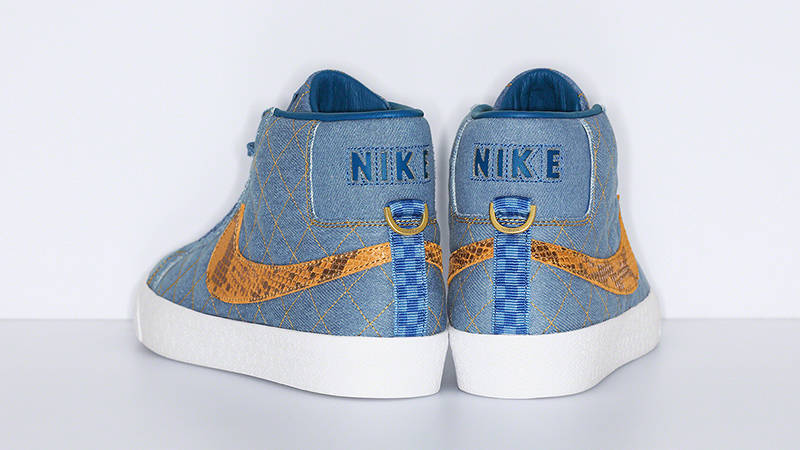 Supreme x Nike SB Blazer Mid Denim Blue | Where To Buy | DX8421