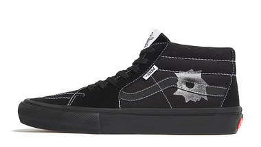 Supreme x Vans Skate Grosso Mid Nate Lowman Black Supreme x Vans Skate Grosso Mid Nate Lowman Black