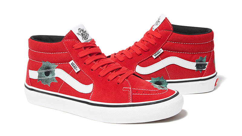 Vans mid clearance red