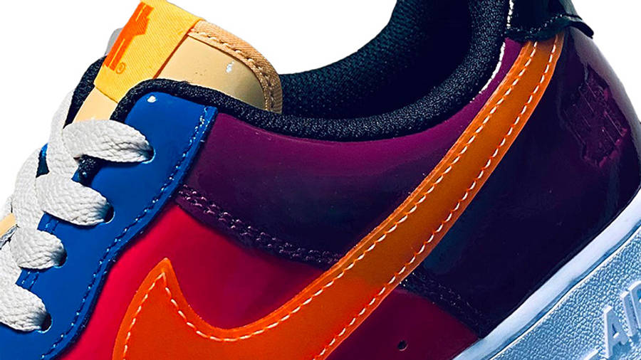 UNDEFEATED x Nike Air Force 1 Low Multi-Patent Detail