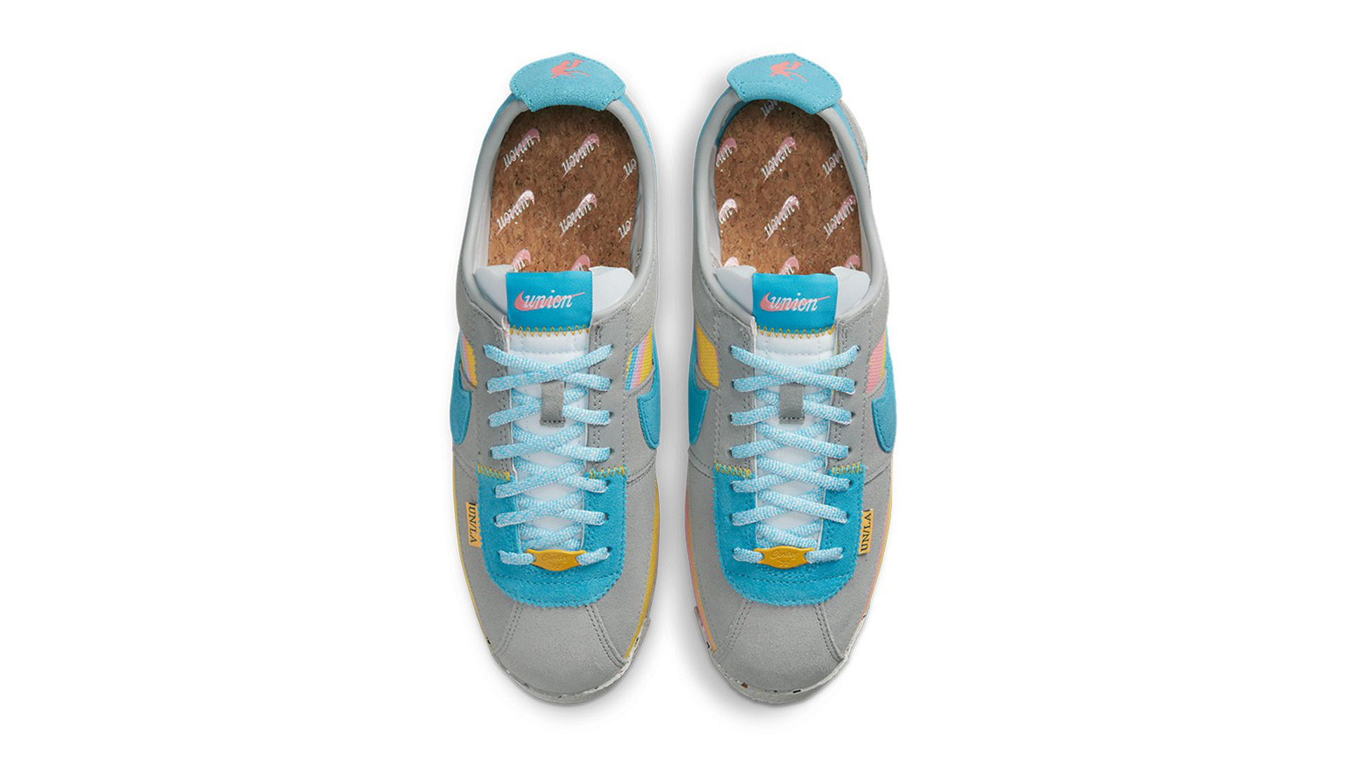 Union LA x Nike Cortez Grey Yellow