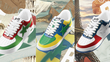 BAPE Readies Three New Country-Themed BAPESTA Colourways BAPE Readies Three New Country-Themed BAPESTA Colourways