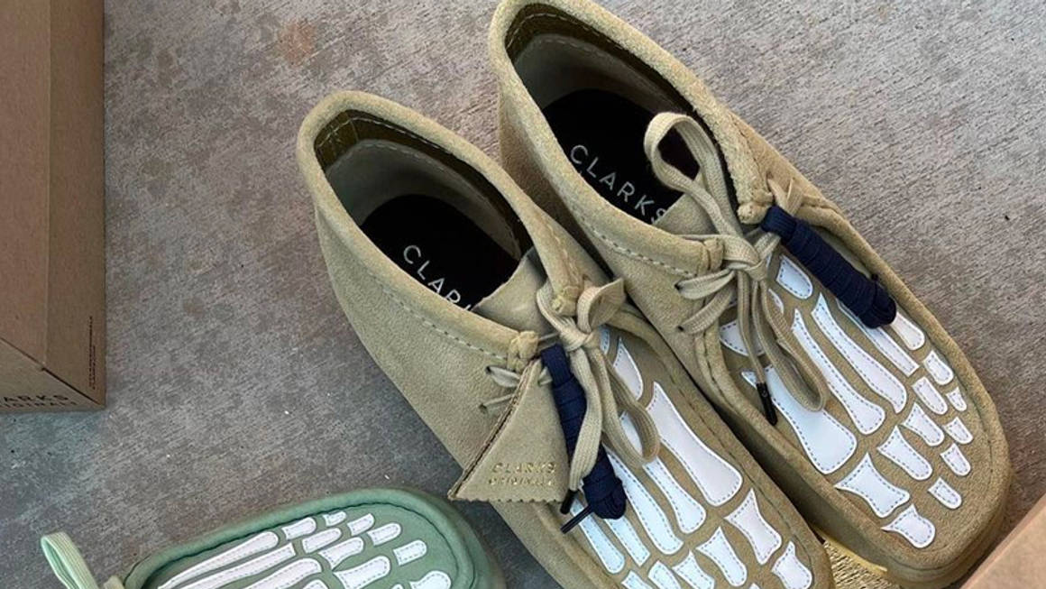 Vandy The Pink Teases New Clarks Skeleton Wallabee Designs