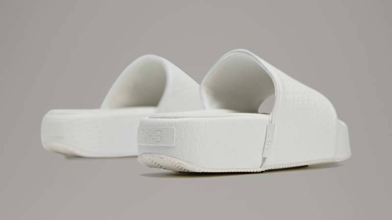 Y-3 Slides White Back
