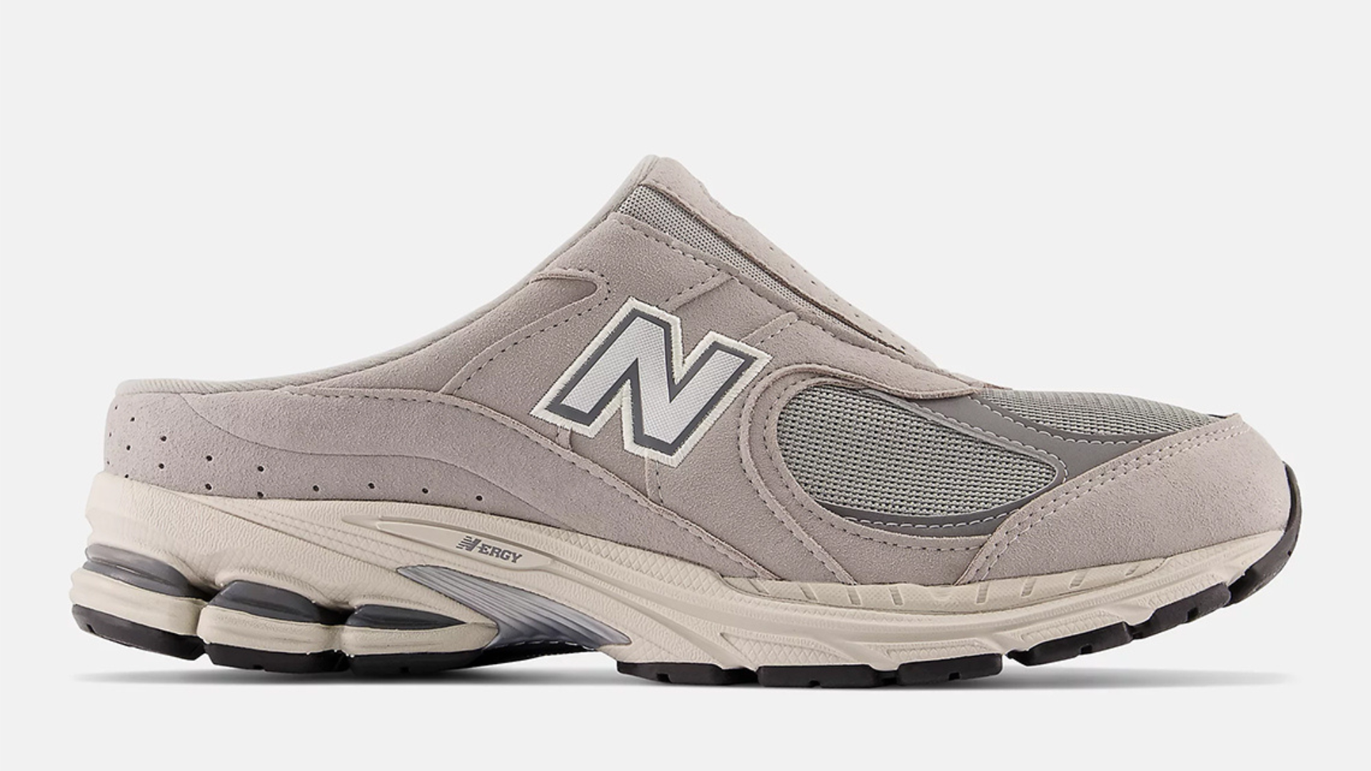 New Balance 2002R Mule Grey White